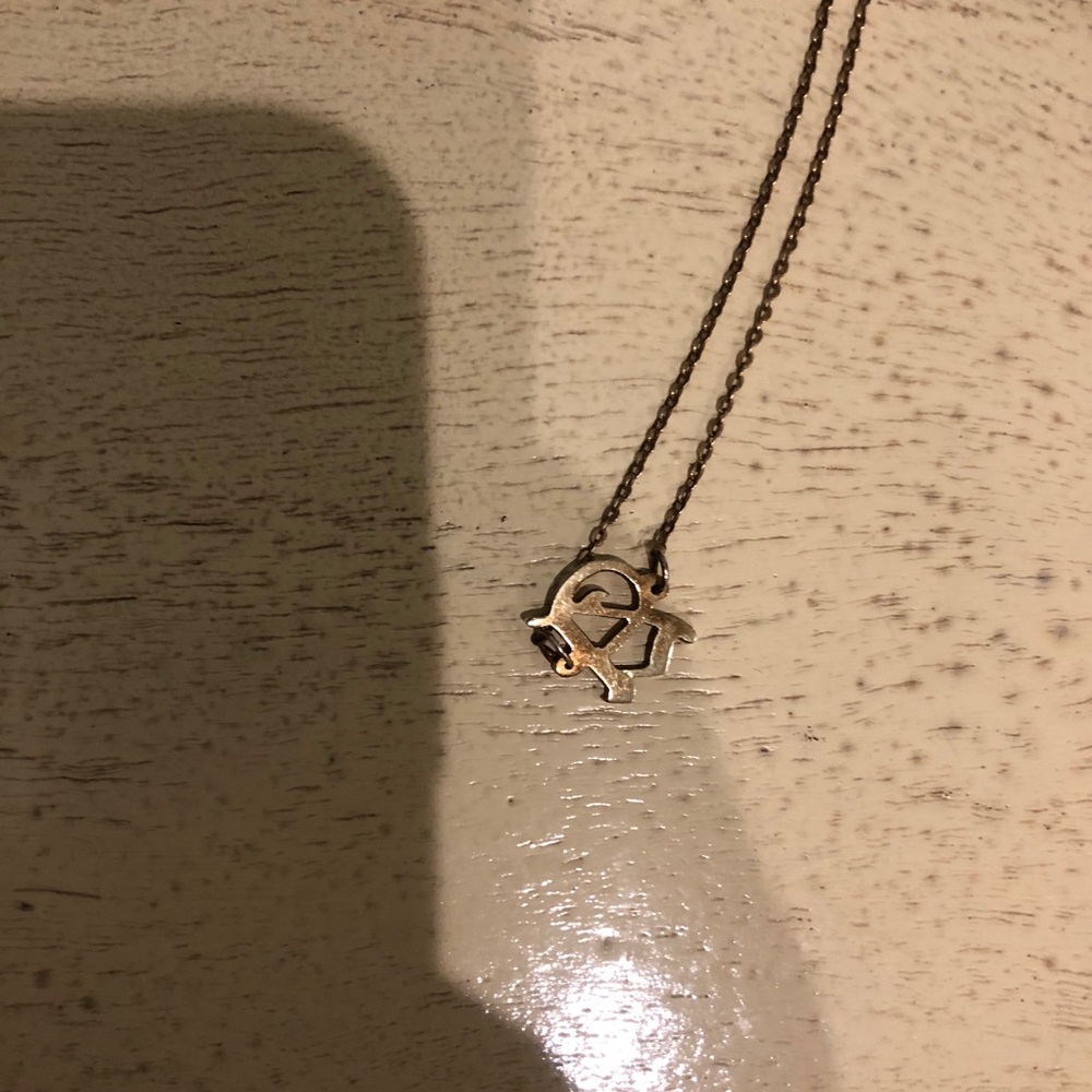 The M Jewelers Gold Initial “A” Choker Necklace - Picture 6 of 6